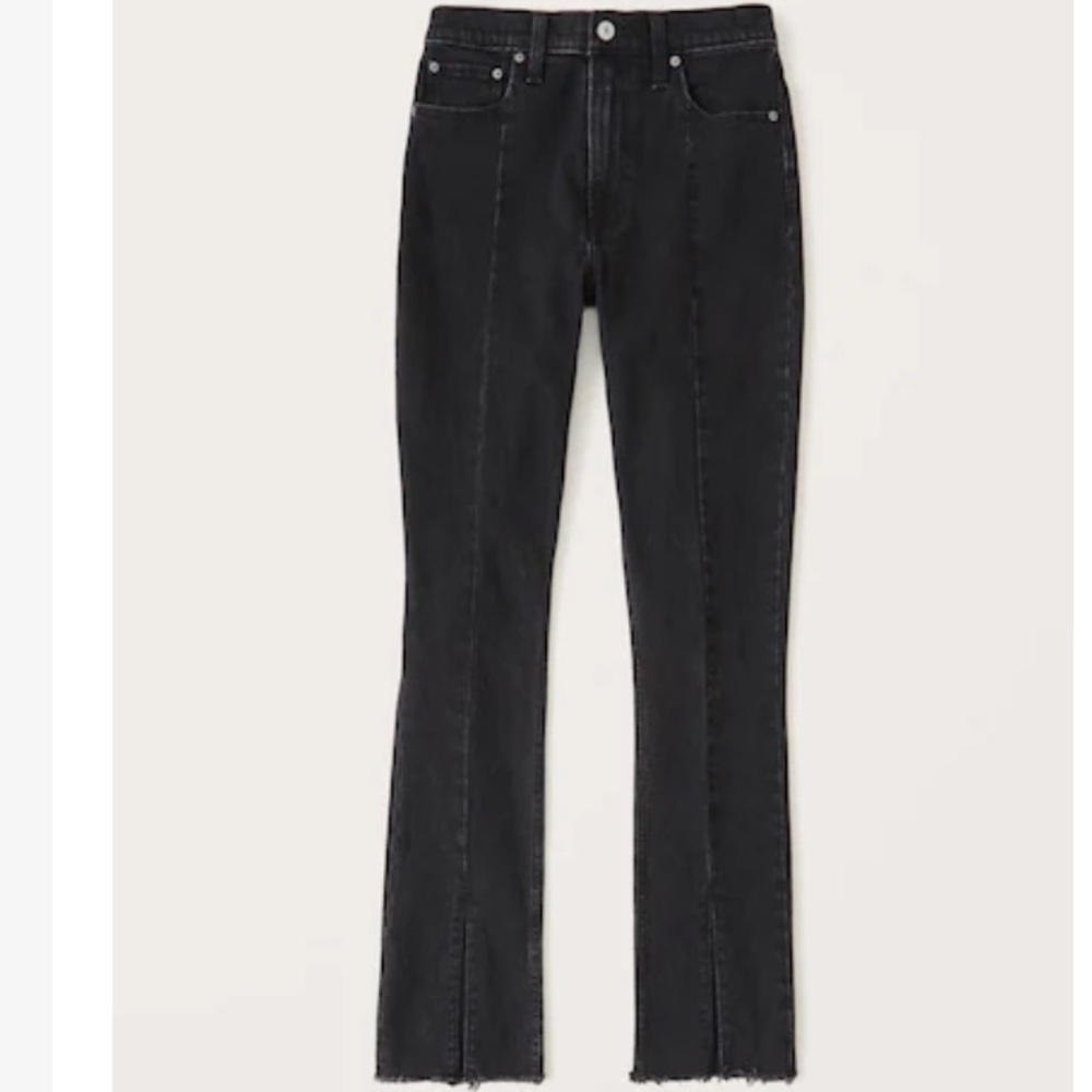High rise black skinny jeans - Abercrombie size 28/6